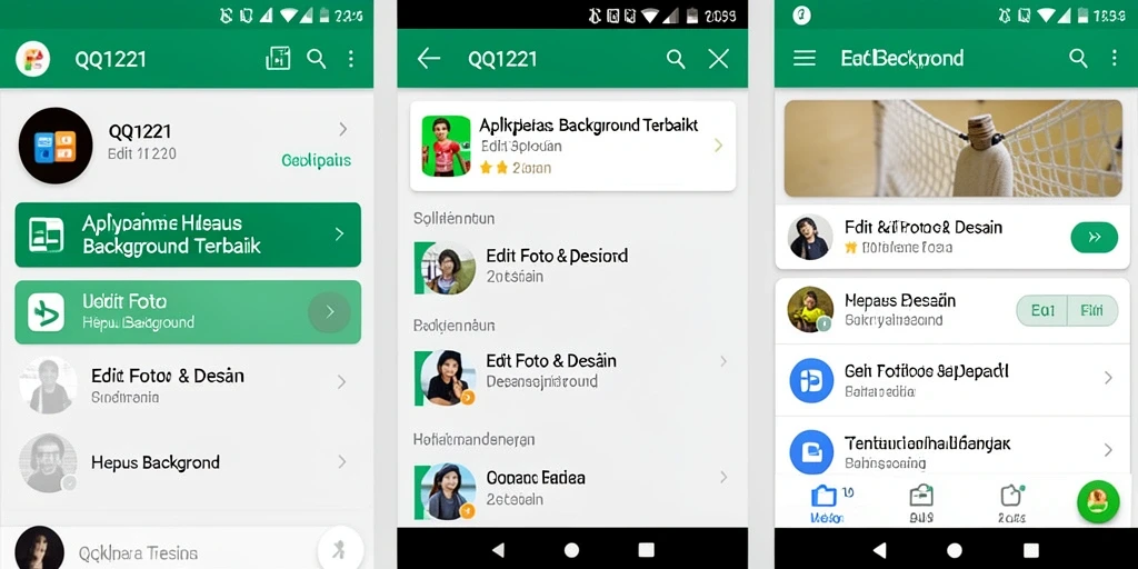 Antarmuka pengguna QQ1221 untuk menghapus background dengan mudah.